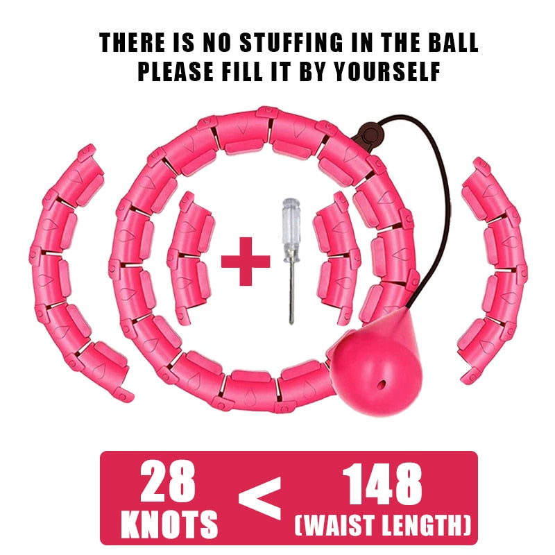 Smart Weighted Hula Hoop for Fitness & Weight Loss