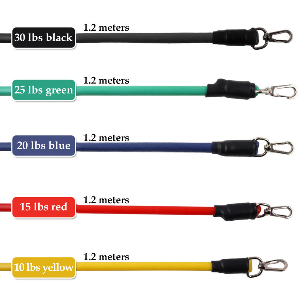 Multi-Level Resistance Bands Set with Handles