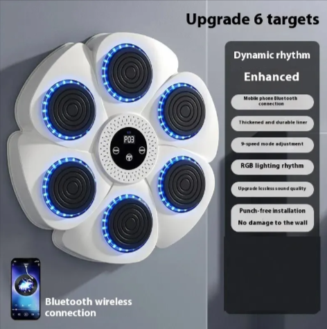 Smart Bluetooth Music Boxing Target & Glowe Set