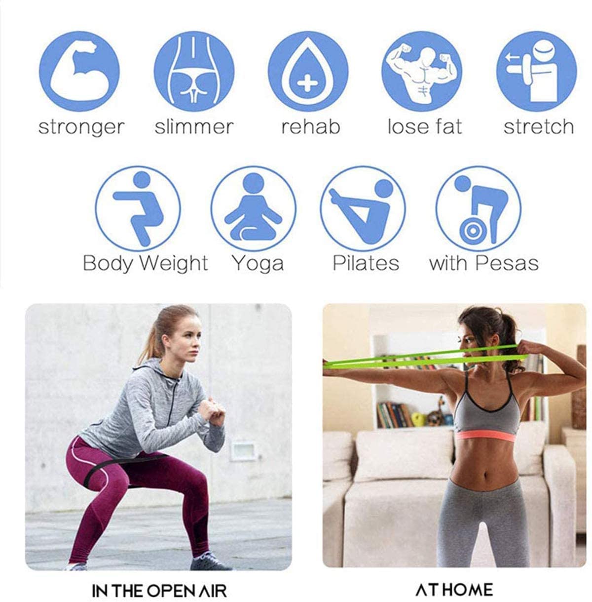 Premium Resistance Loop Bands Set (5-Piece)
