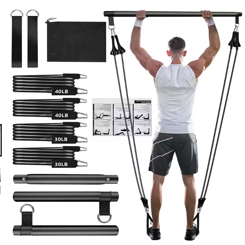 Full-Body Portable Pilates Resistance & Tensioner Kit