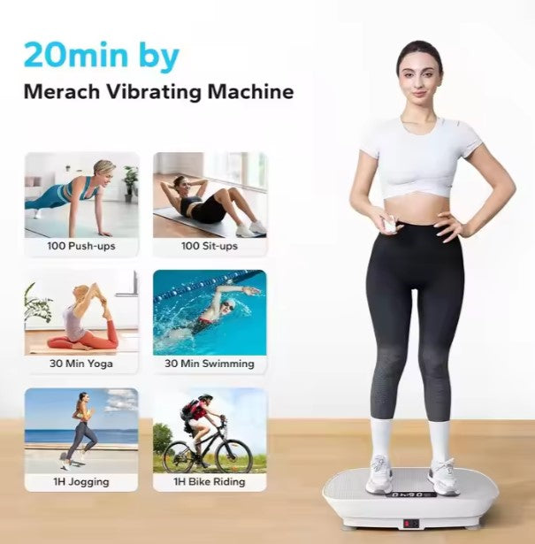 3D Oscillation Vibration Plate Exercise Machine