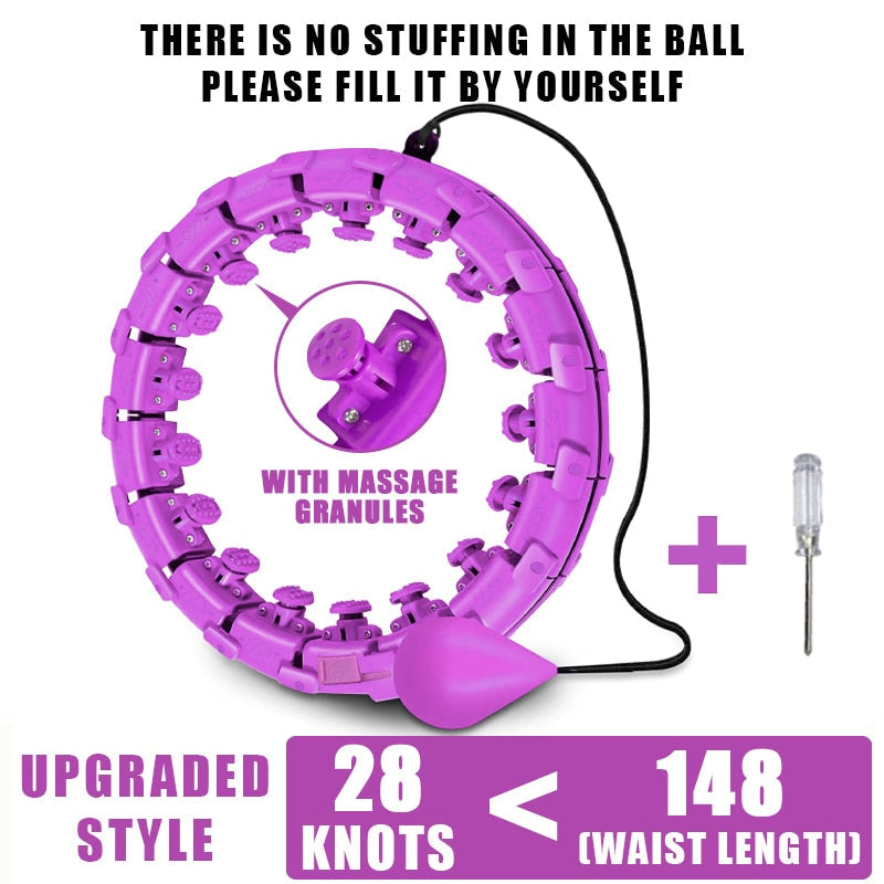 Smart Weighted Hula Hoop for Fitness & Weight Loss