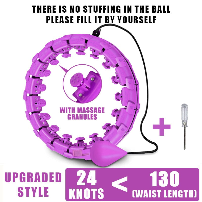 Smart Weighted Hula Hoop for Fitness & Weight Loss