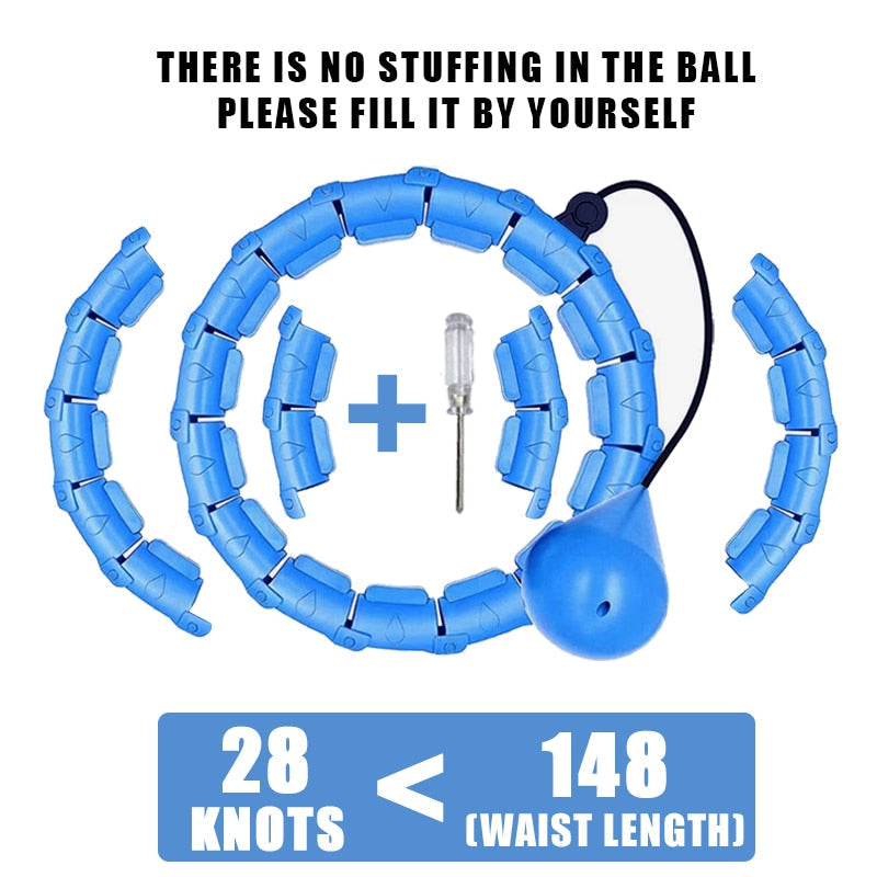 Smart Weighted Hula Hoop for Fitness & Weight Loss
