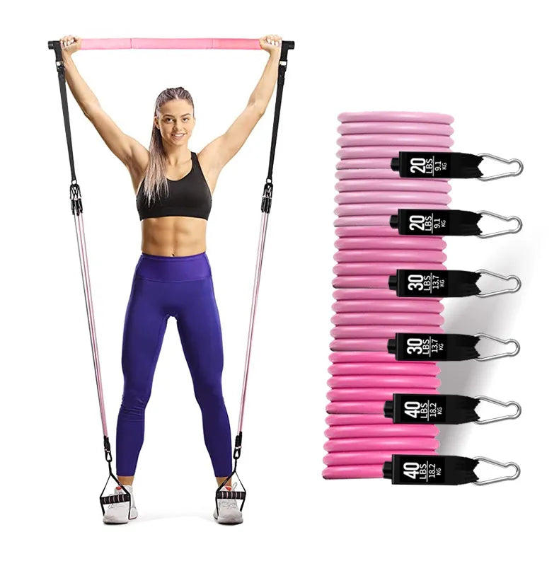 Full-Body Portable Pilates Resistance & Tensioner Kit