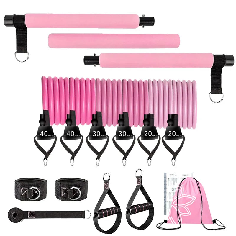 Full-Body Portable Pilates Resistance & Tensioner Kit