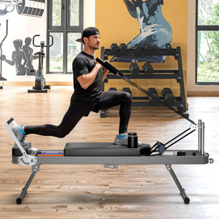Foldable Studio Pilates Reformer Machine