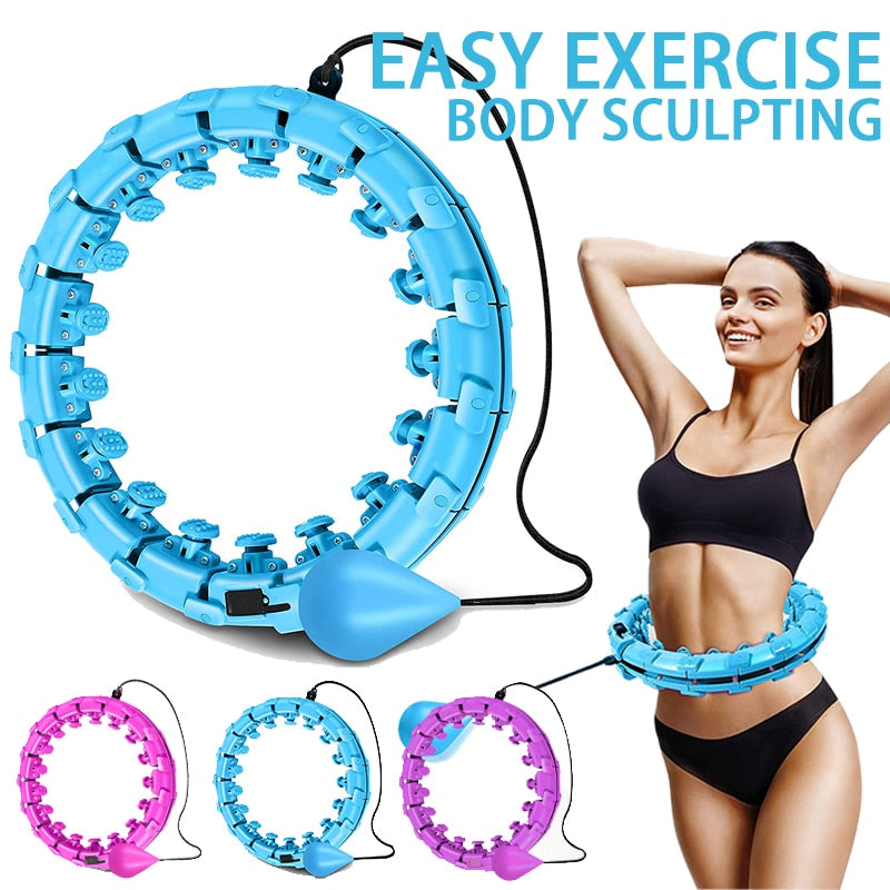 Smart Weighted Hula Hoop for Fitness & Weight Loss