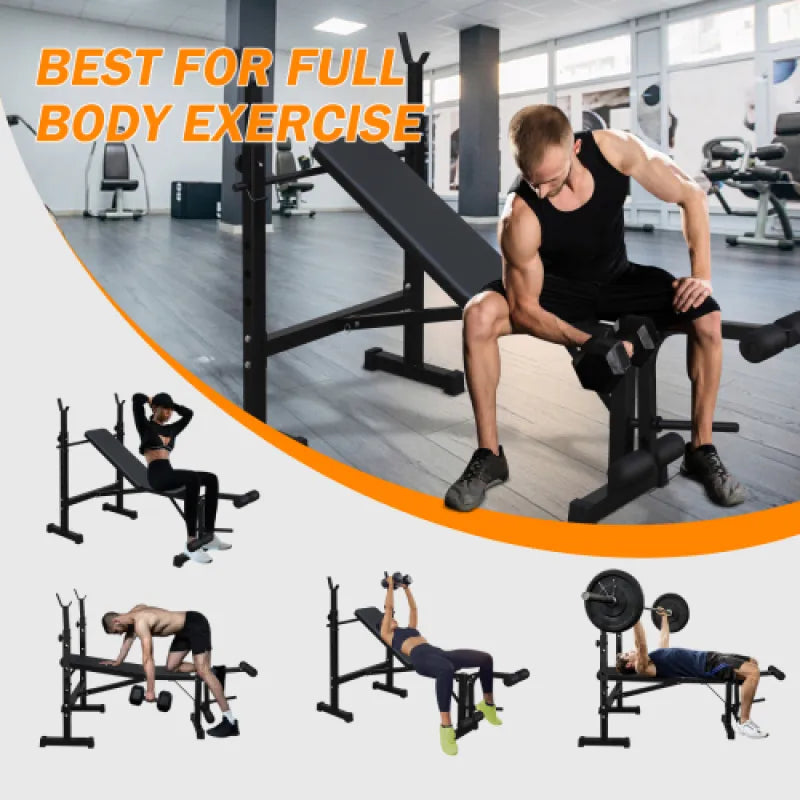 Multi-Bench Press & Squat Rack Station