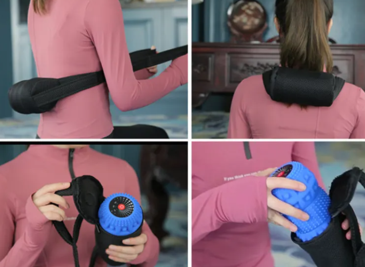 Electric Vibrating Foam Roller – Rechargeable Deep Tissue Massager