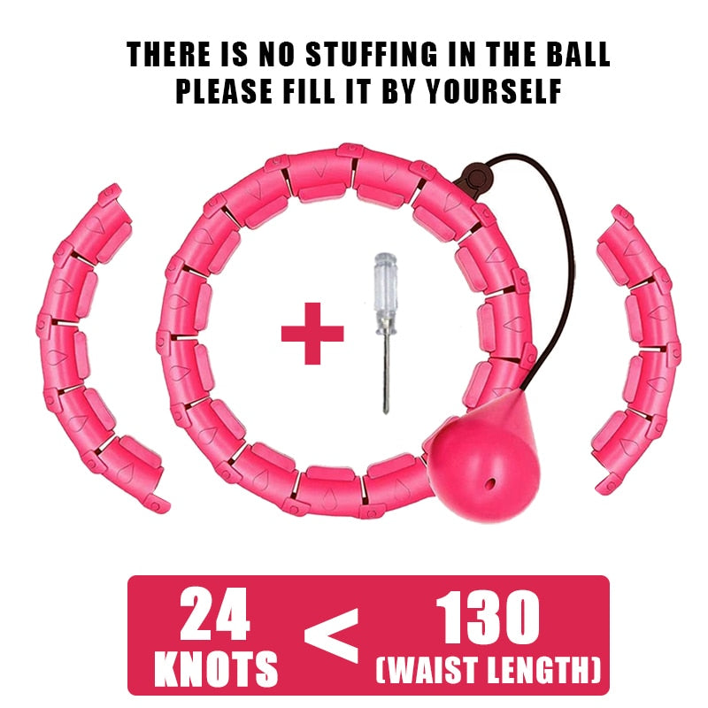 Smart Weighted Hula Hoop for Fitness & Weight Loss