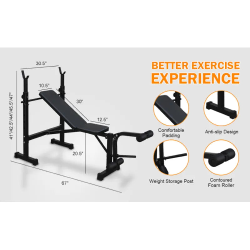 Multi-Bench Press & Squat Rack Station