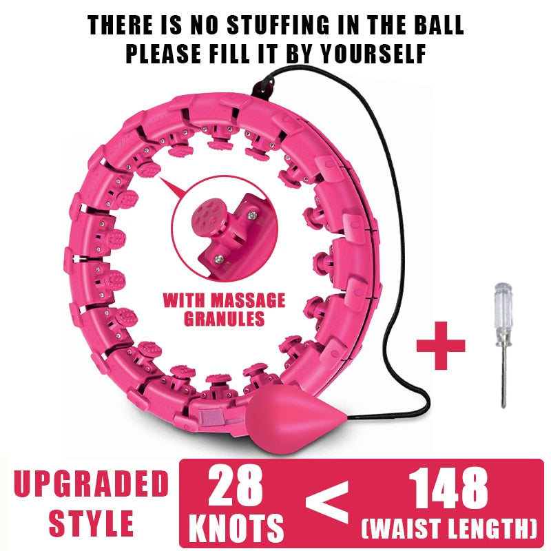 Smart Weighted Hula Hoop for Fitness & Weight Loss