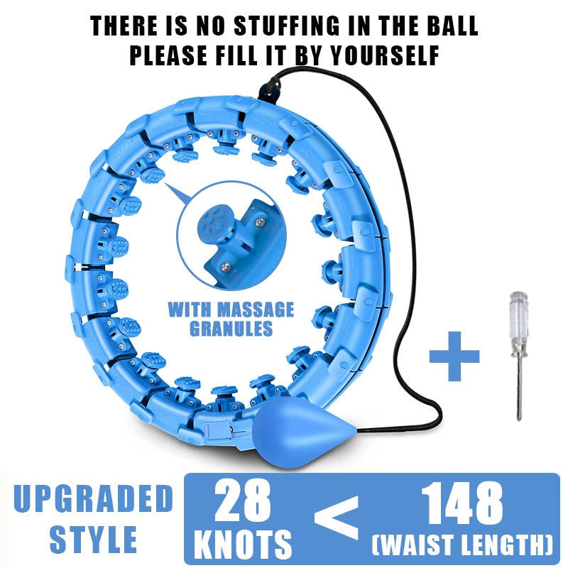 Smart Weighted Hula Hoop for Fitness & Weight Loss