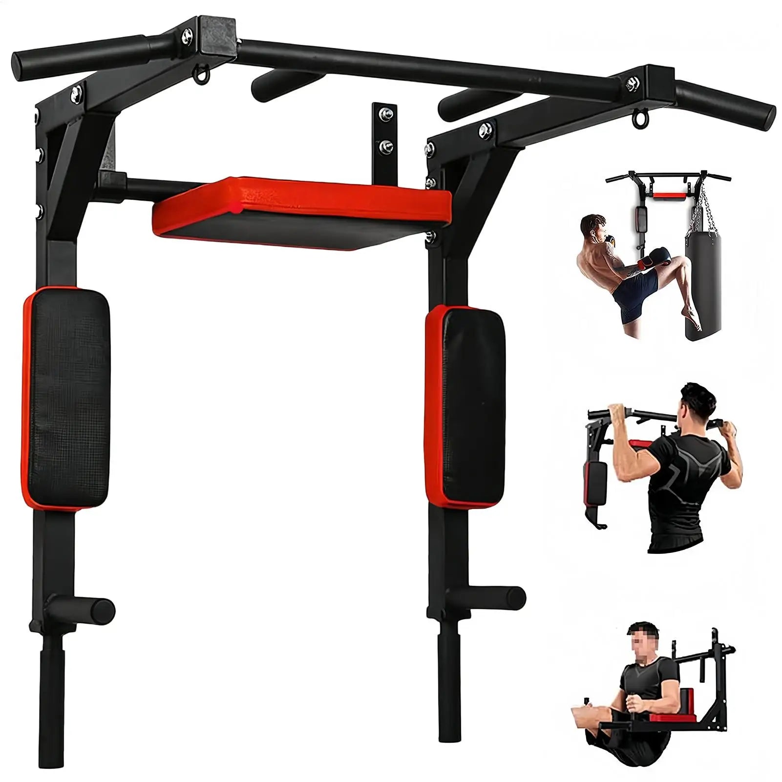 Wall-Mounted Pull Up Bar & Home Gym Fitness System