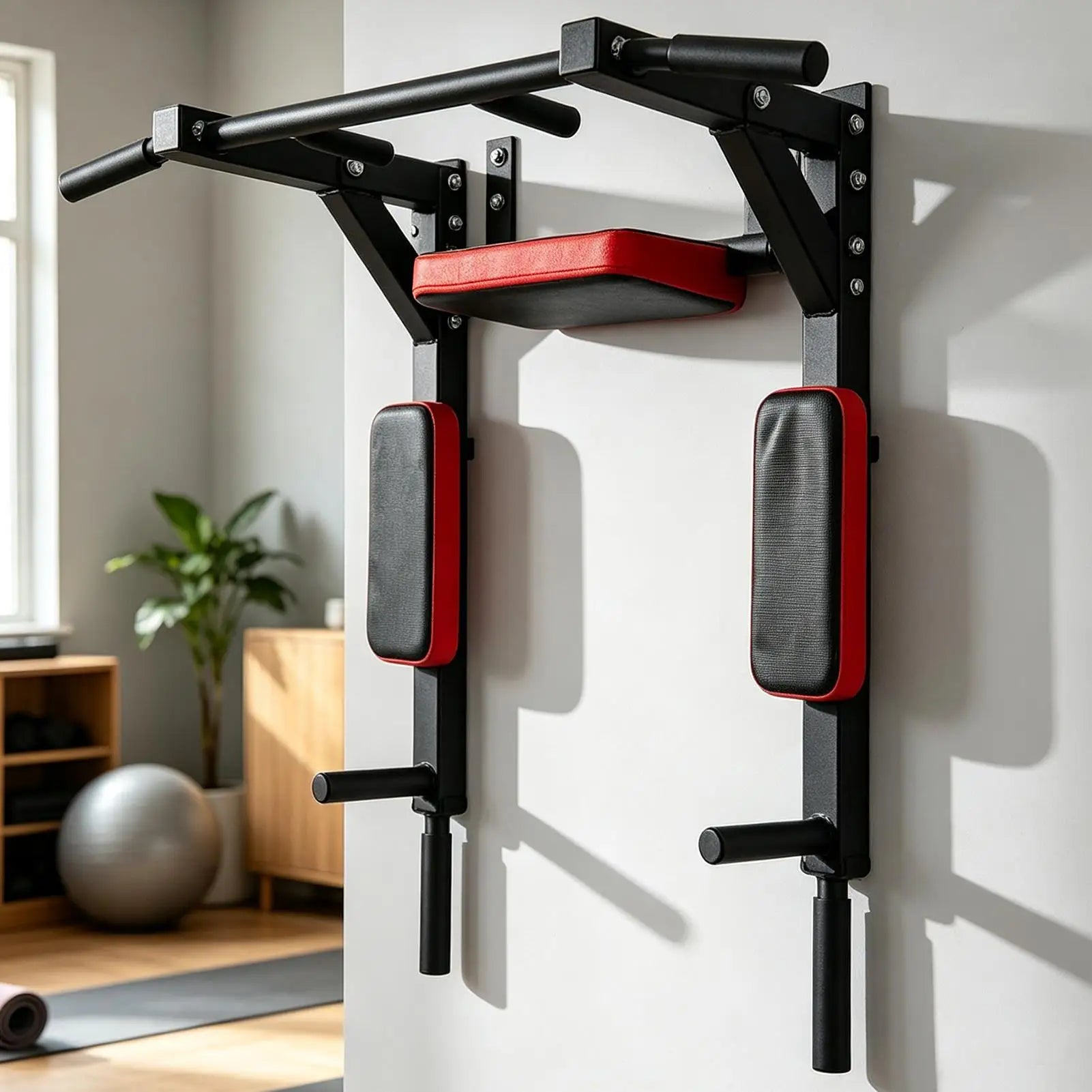 Wall-Mounted Pull Up Bar & Home Gym Fitness System