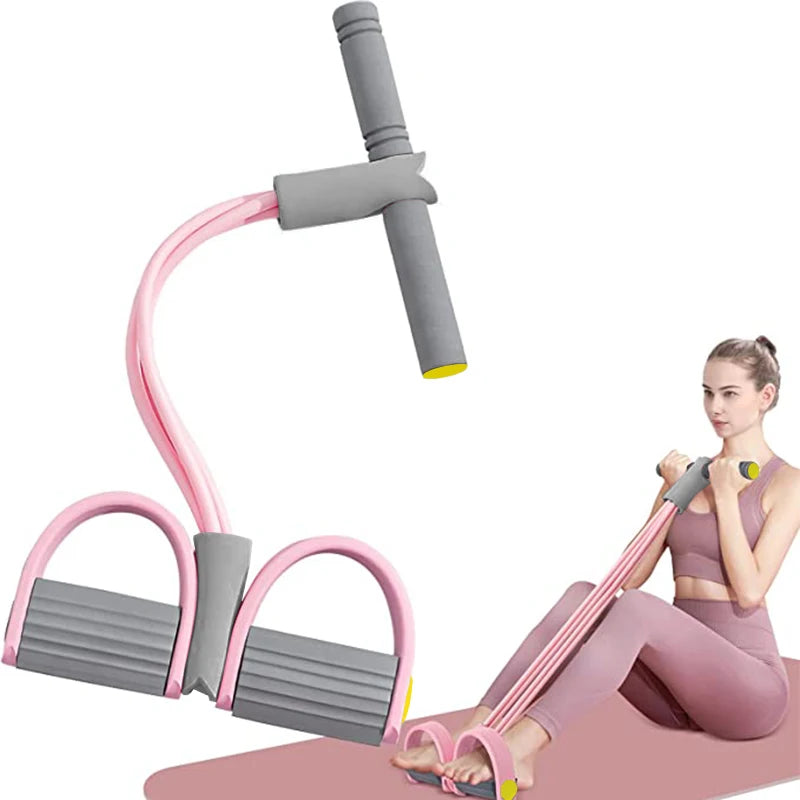 Glow & Grit CoreFlex 4-Tube Pedal Resistance Band