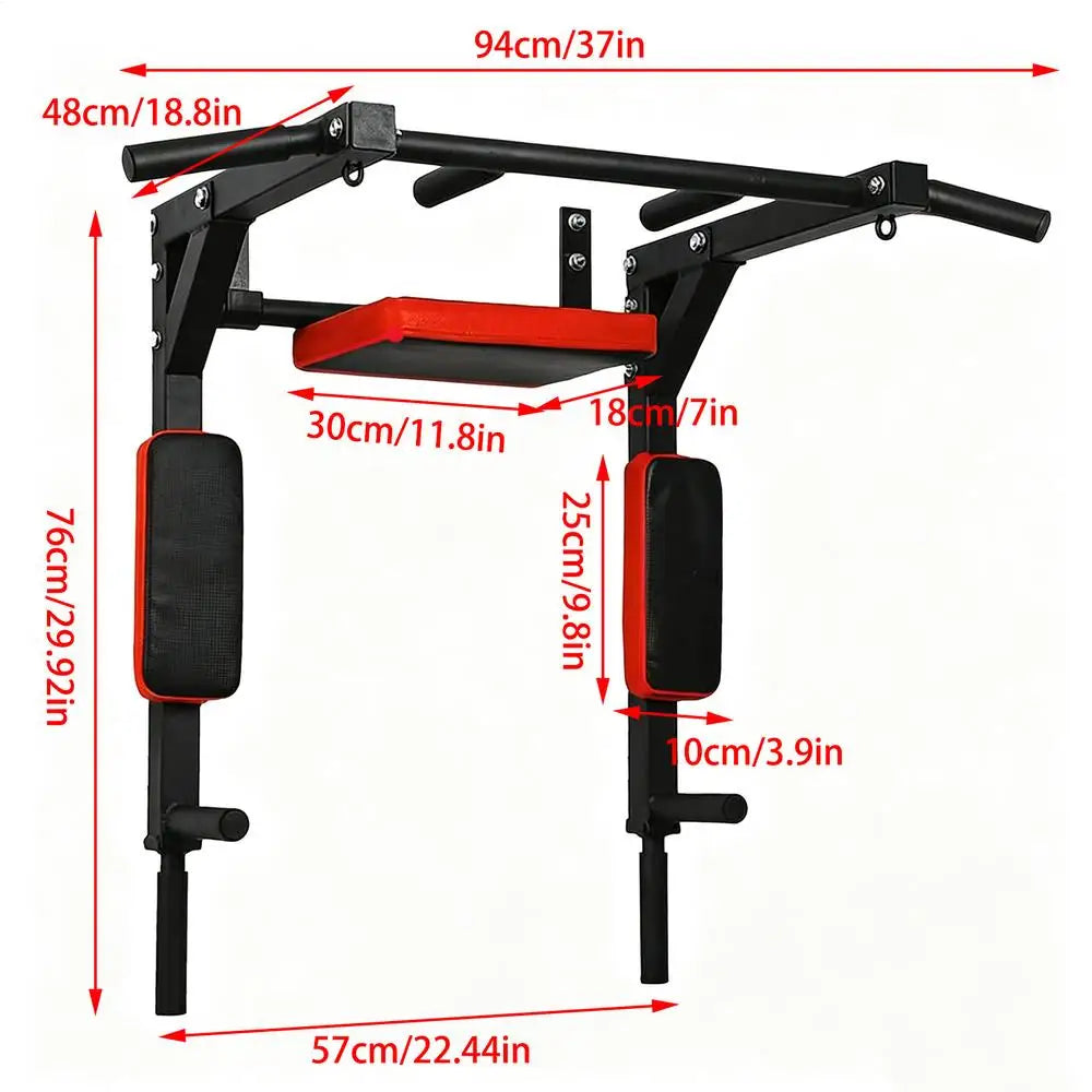 Wall-Mounted Pull Up Bar & Home Gym Fitness System