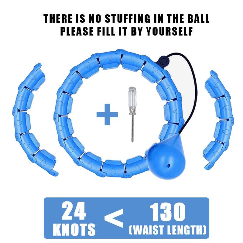 Smart Weighted Hula Hoop for Fitness & Weight Loss