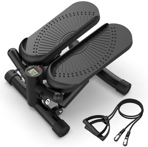 Portable Mini Stair Stepper with Resistance Bands
