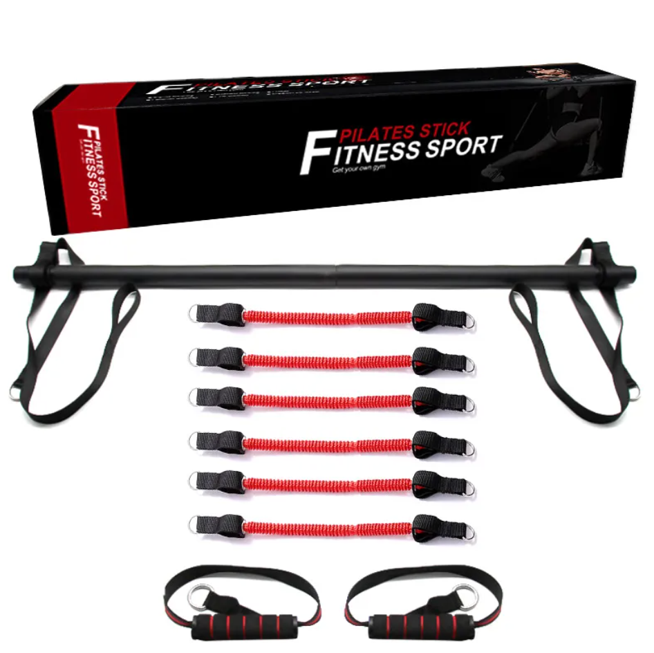 Portable Pilates Bar Kit with Resistance Bands