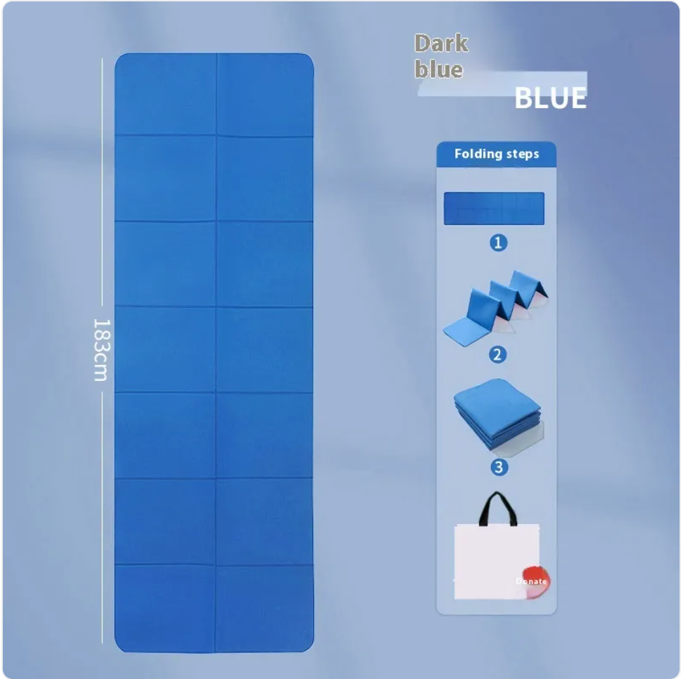Premium Folding TPE Yoga & Fitness Mat