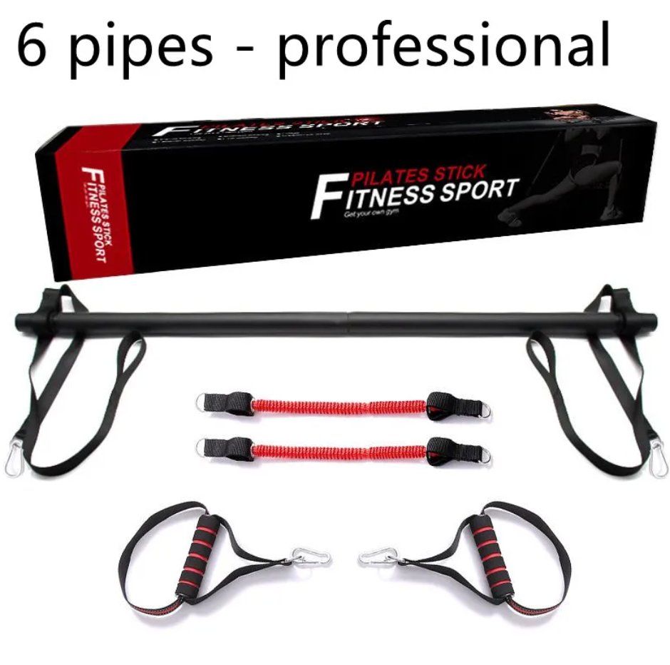 Portable Pilates Bar Kit with Resistance Bands