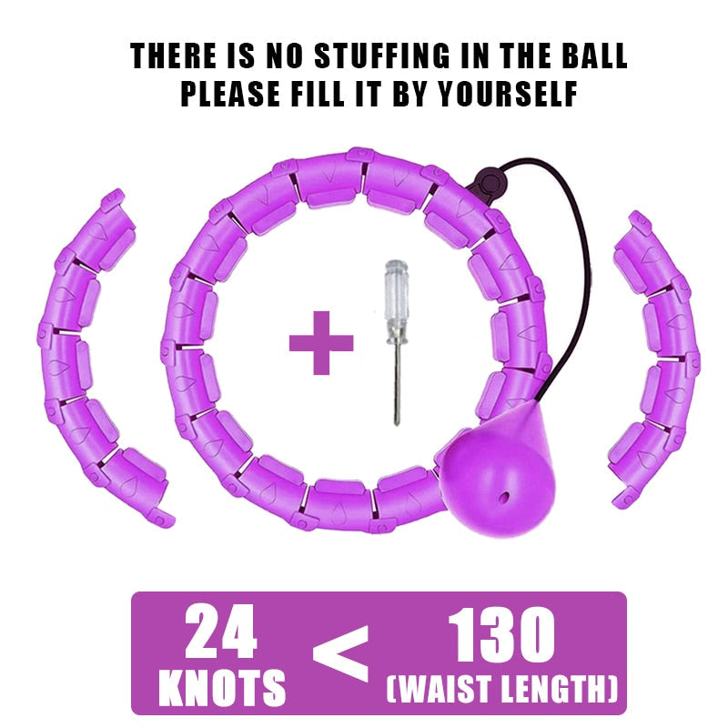 Smart Weighted Hula Hoop for Fitness & Weight Loss
