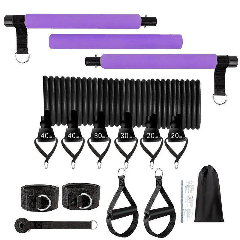 Full-Body Portable Pilates Resistance & Tensioner Kit
