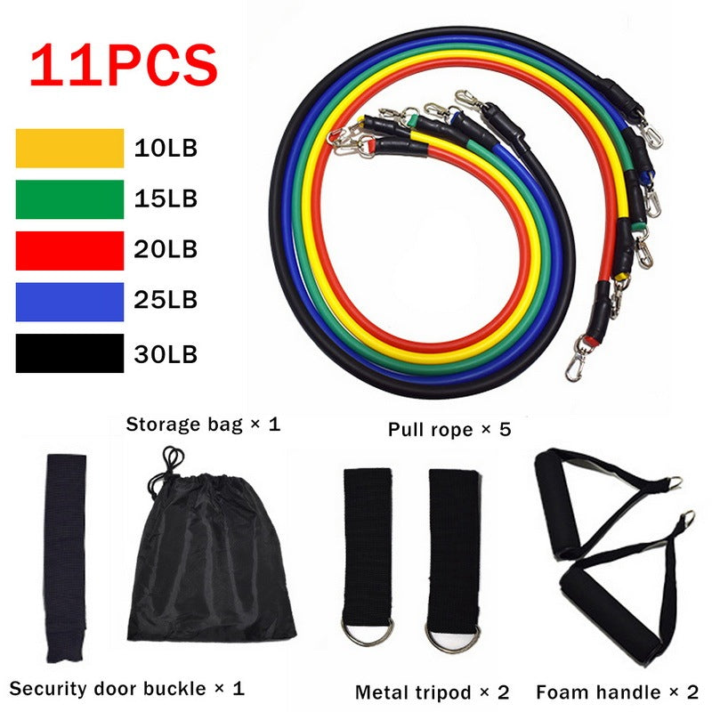 Multi-Level Resistance Bands Set with Handles