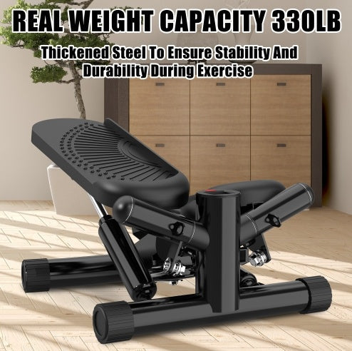 Portable Mini Stair Stepper with Resistance Bands
