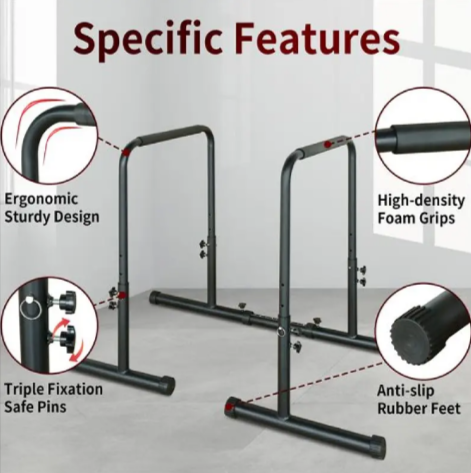 Adjustable Dip Bar & Power Tower Station