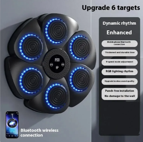 Smart Bluetooth Music Boxing Target & Glowe Set
