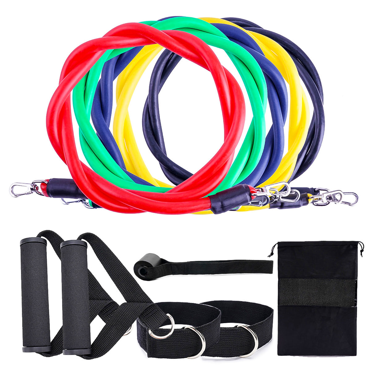 Multi-Level Resistance Bands Set with Handles