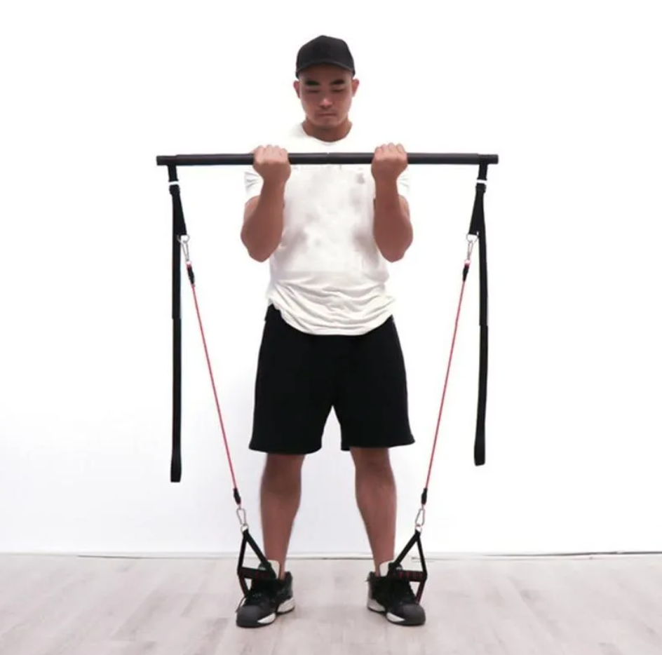 Portable Pilates Bar Kit with Resistance Bands