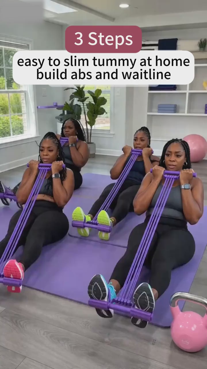Pedal Resistance Band - Full Body Home Workout Stretcher