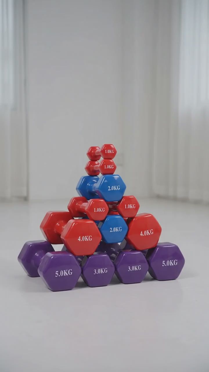 Color-Pop Fitness Dumbbells